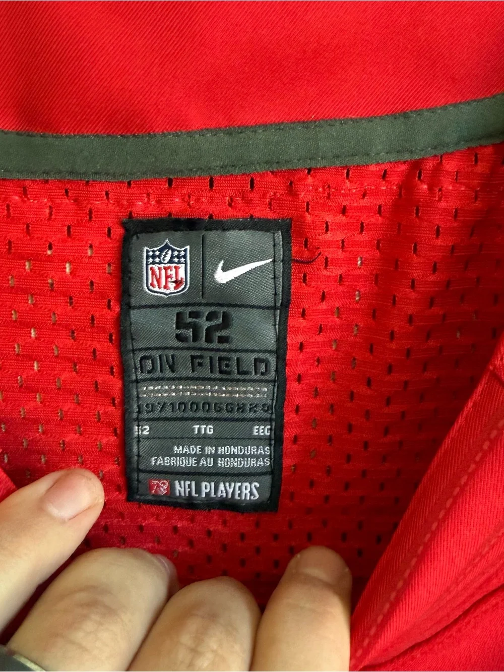 Men’s 52 NWT NFL Nike On Field New York Giants Eli Manning Sporty Gameday Jersey